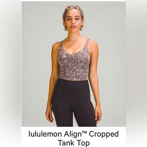 Lululemon align crop tank